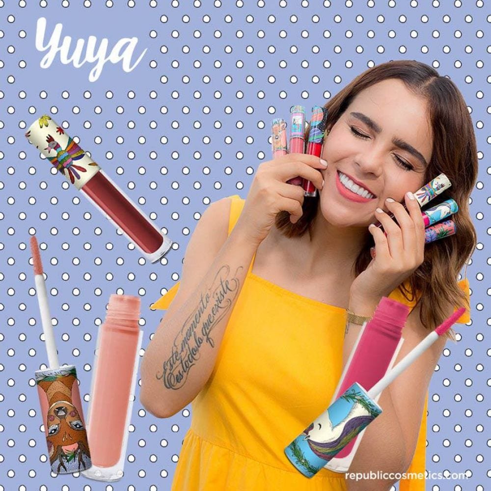 Línea de maquillaje de Yuya llego a Perú