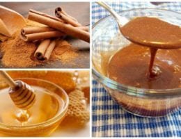 Mascarilla de miel con canela y limón