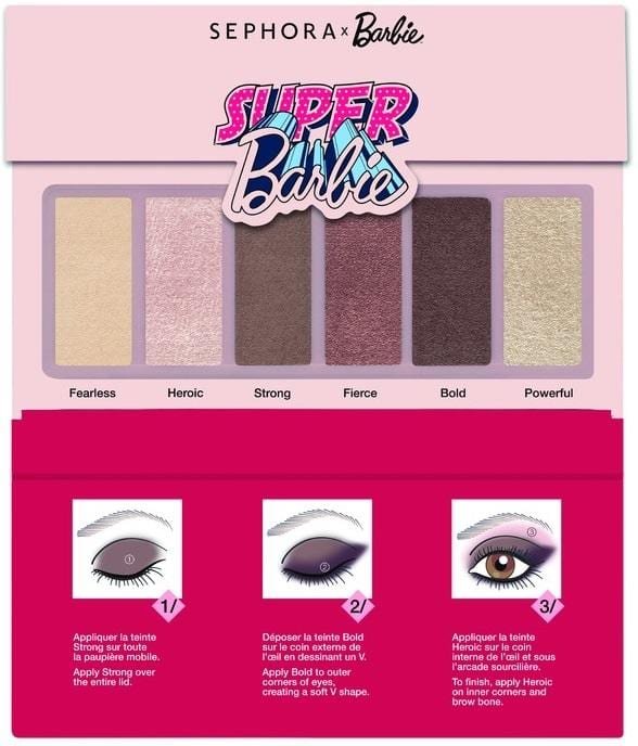 sombras barbie