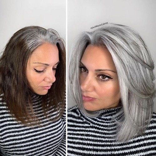 ¿quieres Lucir Tus Canas Pruebas Las Mechas Go Grey